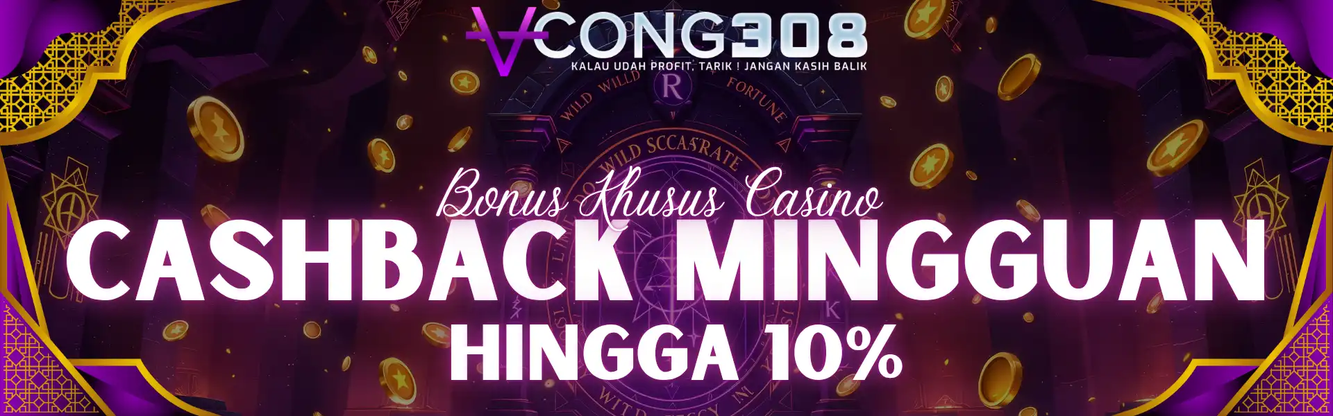 BONUS CASHBACK MINGGUAN CASINO 10%